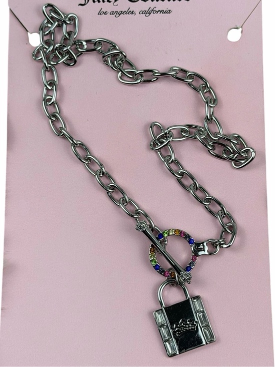 Juicy Couture Jewelry - NWOT Silver Padlock Toggle Necklace by Juicy Couture.